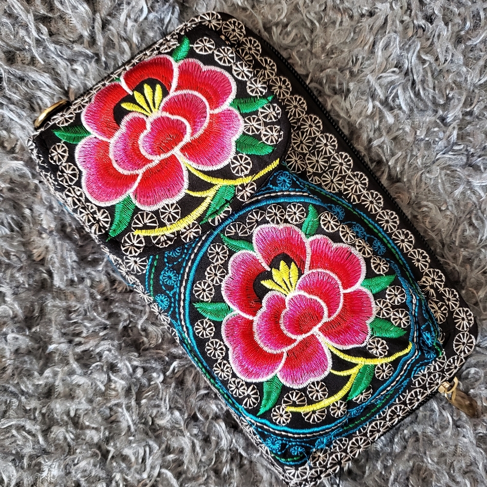 Embroidered Wallet